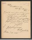 k.k. naturhistorisches Hofmuseum, Intendanzakten 1885-1896 (Hauer), Aktenzahl Z.142/1891, Seite 1